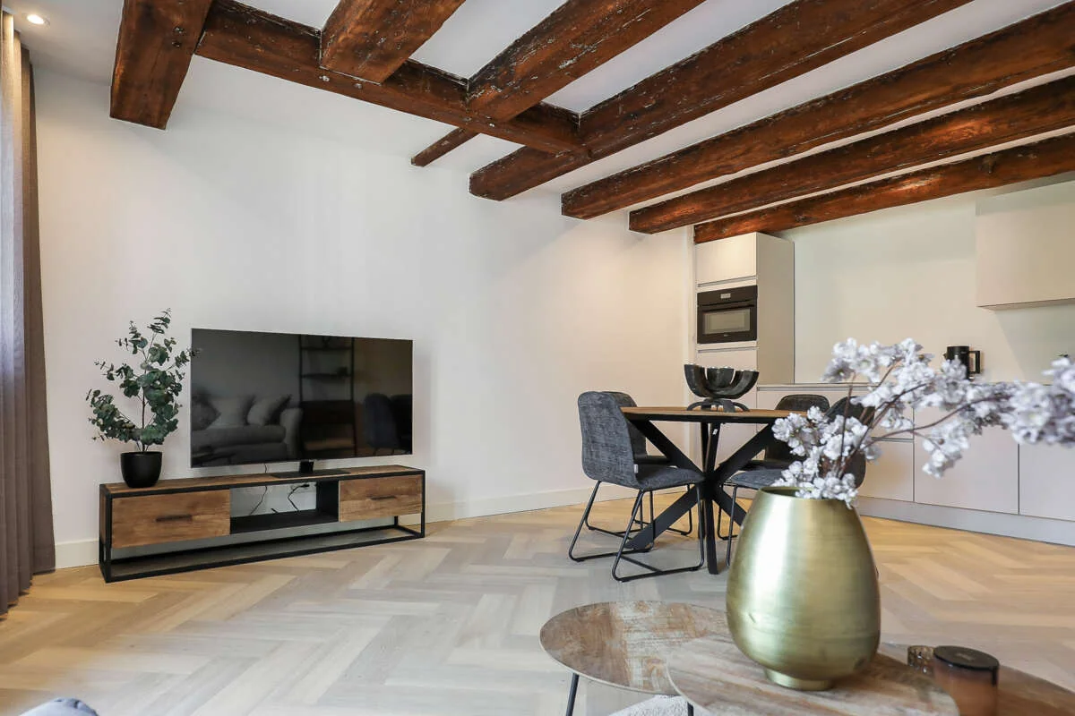 Foto van de Appartement gelegen aan de Nieuwezijds Voorburgwal in Amsterdam