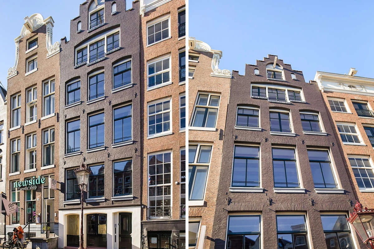 Foto van de Appartement gelegen aan de Nieuwezijds Voorburgwal in Amsterdam