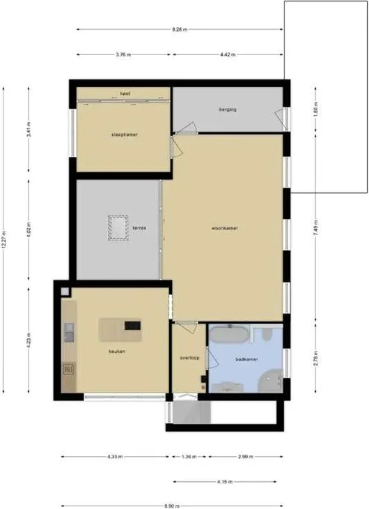 Foto van de Appartement gelegen aan de Op de Pas in Susteren