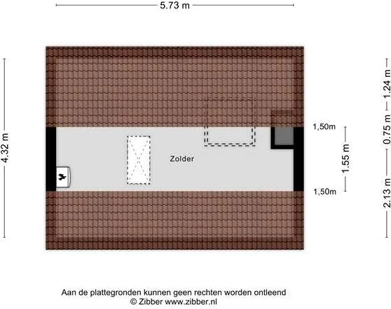Foto van de Kamer gelegen aan de Winschoterdiep in Groningen