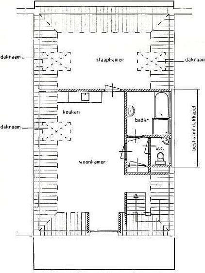 Foto van de Appartement gelegen aan de Op de Keizer in Deventer