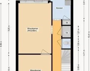 Foto van de Kamer gelegen aan de Merwedestraat in Utrecht