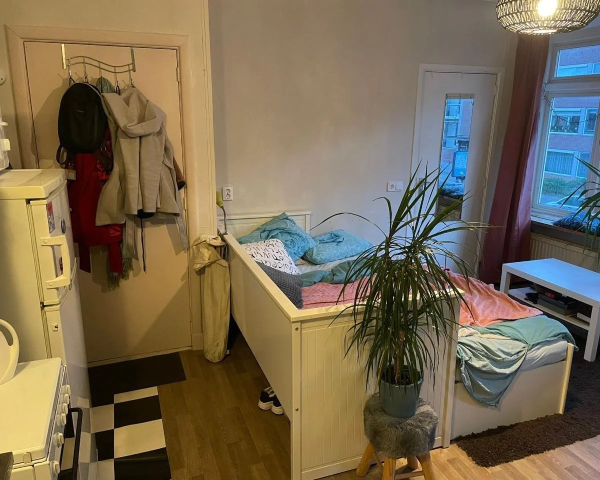 Foto van de Studio gelegen aan de Bleeklaan in Leeuwarden
