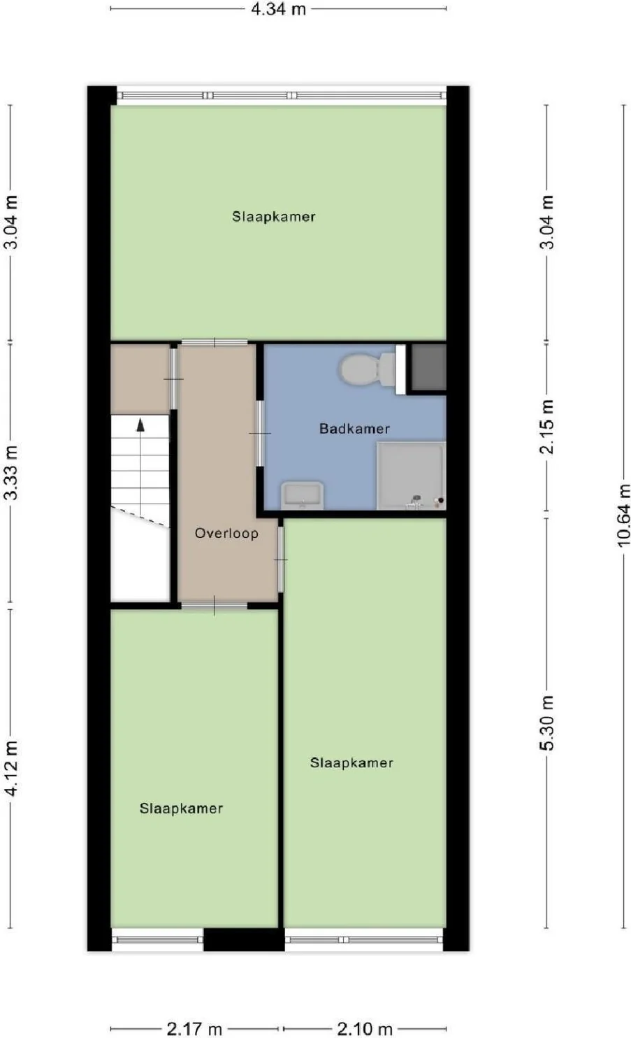 Foto van de Kamer gelegen aan de Humperdinckstraat in Tilburg