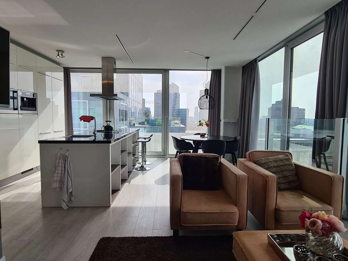 Foto van de Appartement gelegen aan de Halvemaanpassage in Rotterdam