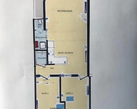 Foto van de Kamer gelegen aan de Warmoesstraat in Groningen