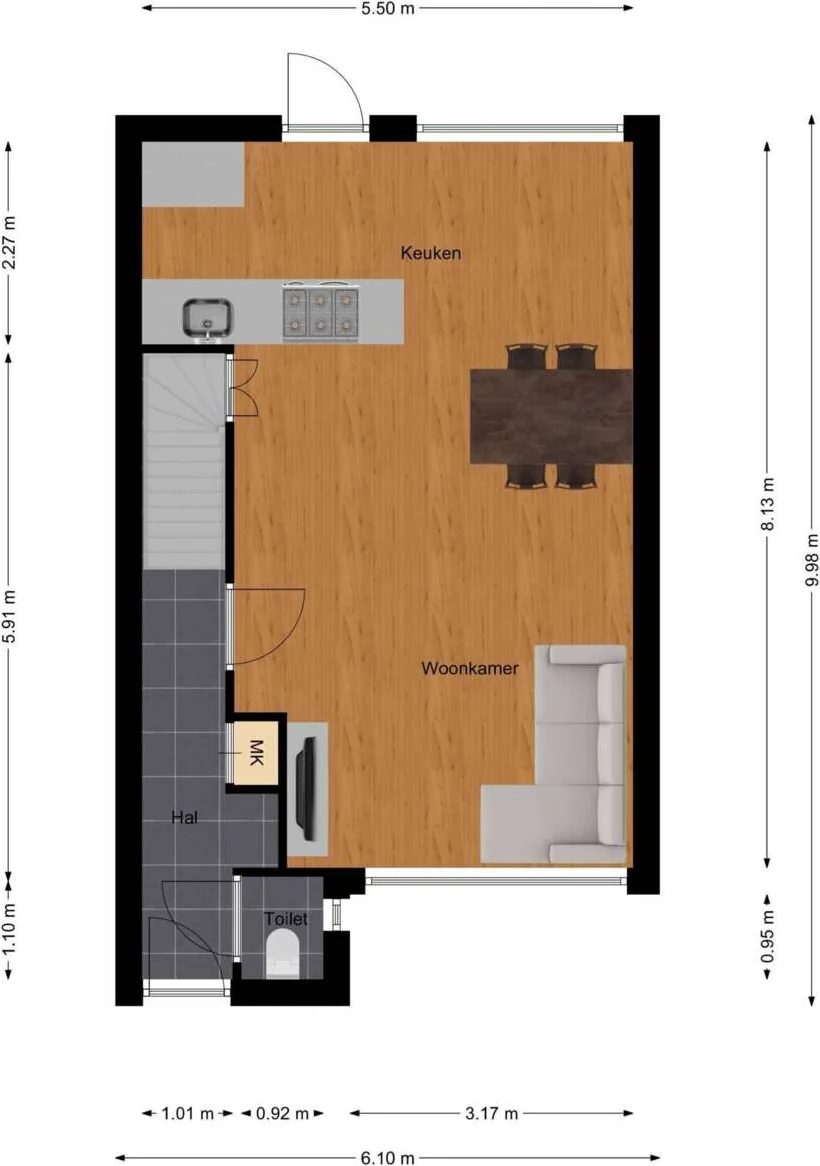 Foto van de Appartement gelegen aan de Riddergaard in Maastricht
