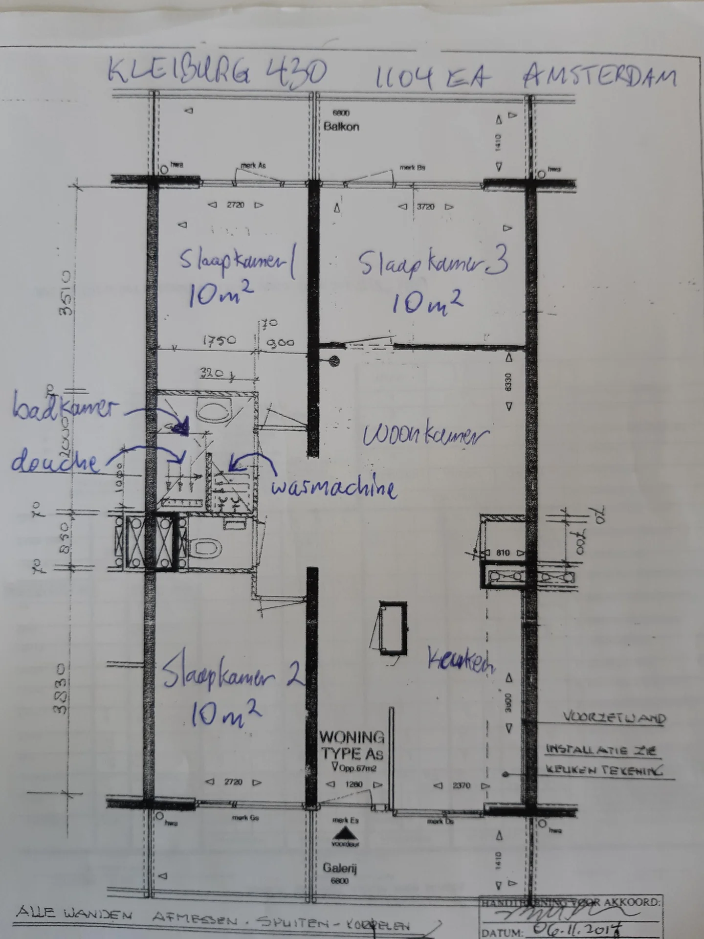Foto van de Appartement gelegen aan de Kleiburg in Amsterdam