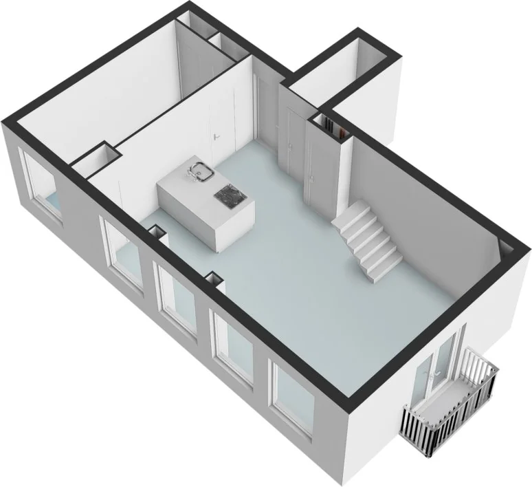 Foto van de Appartement gelegen aan de Houtmankade in Amsterdam