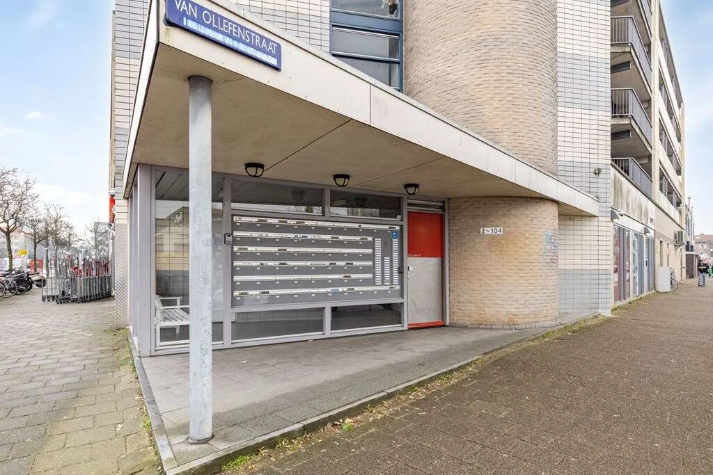 Foto van de Appartement gelegen aan de Van Ollefenstraat in Amsterdam