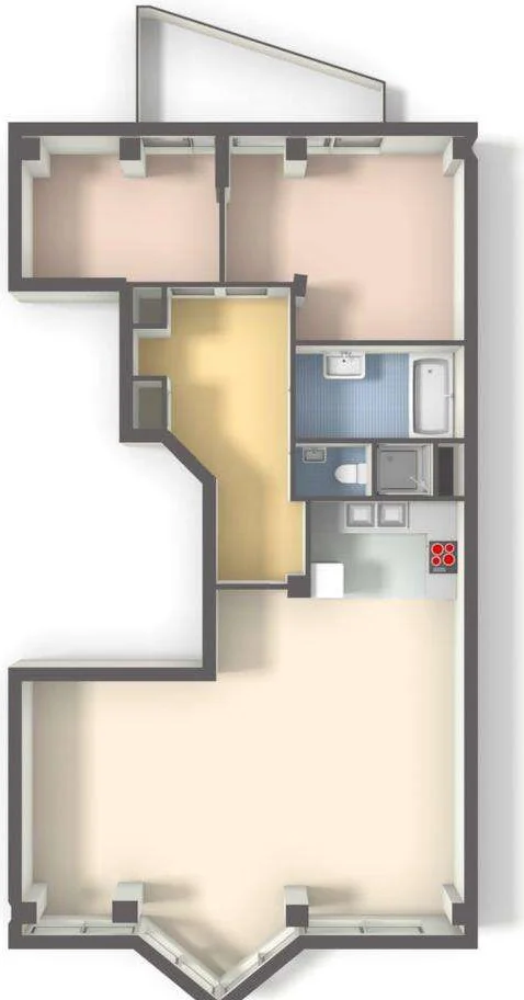 Foto van de Appartement gelegen aan de Glashaven in Rotterdam
