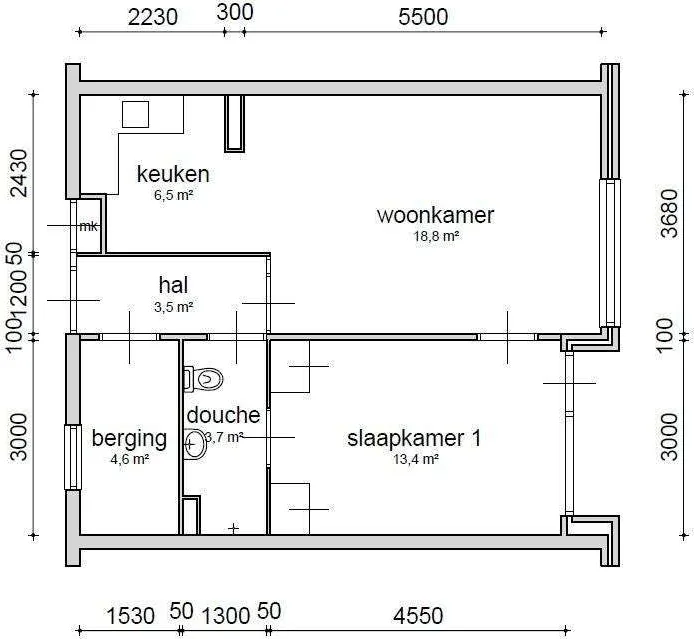 Foto van de Appartement gelegen aan de Gerbrandijlaan in Middelburg