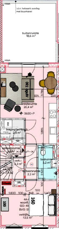 Foto van de Appartement gelegen aan de Tamboerstraat in Rotterdam