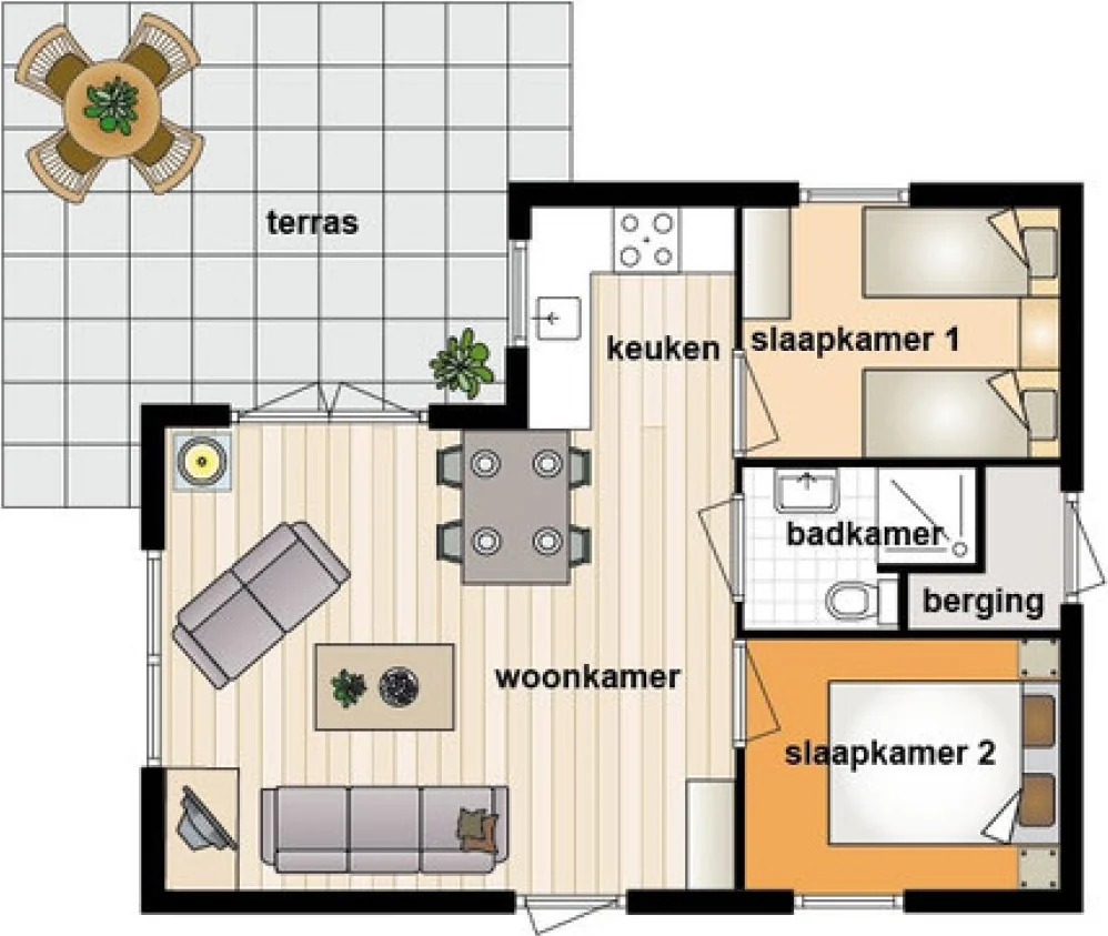 Foto van de Appartement gelegen aan de Duinweg in Noordwijk