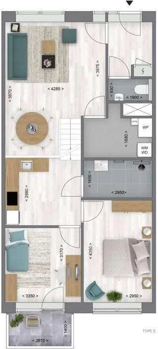 Foto van de Appartement gelegen aan de Kolonel Millerstraat in Maastricht