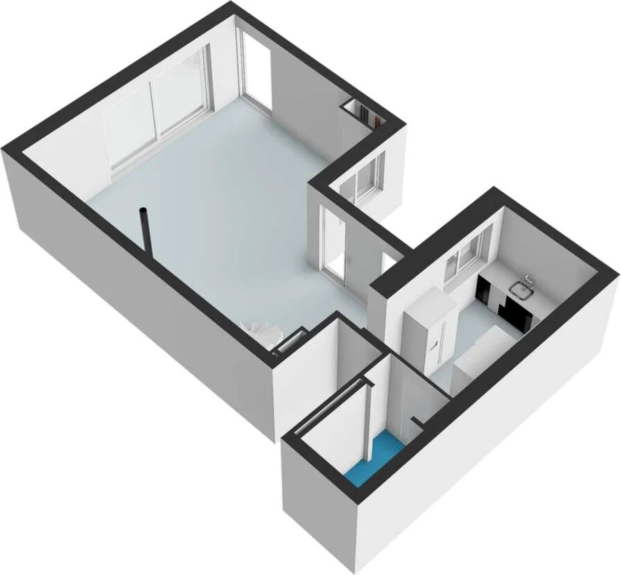 Foto van de Appartement gelegen aan de Noordeinde in Landsmeer