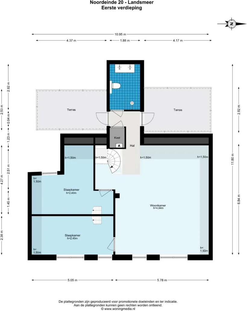 Foto van de Appartement gelegen aan de Noordeinde in Landsmeer
