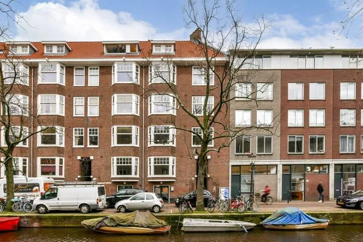 Foto van de Appartement gelegen aan de Lijnbaansgracht in Amsterdam
