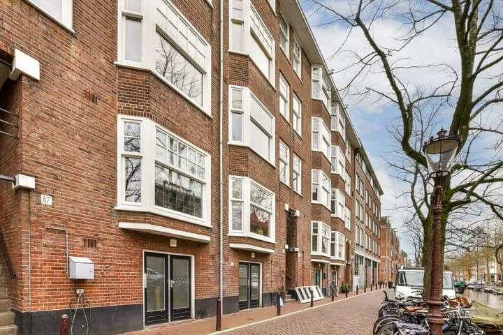 Foto van de Appartement gelegen aan de Lijnbaansgracht in Amsterdam