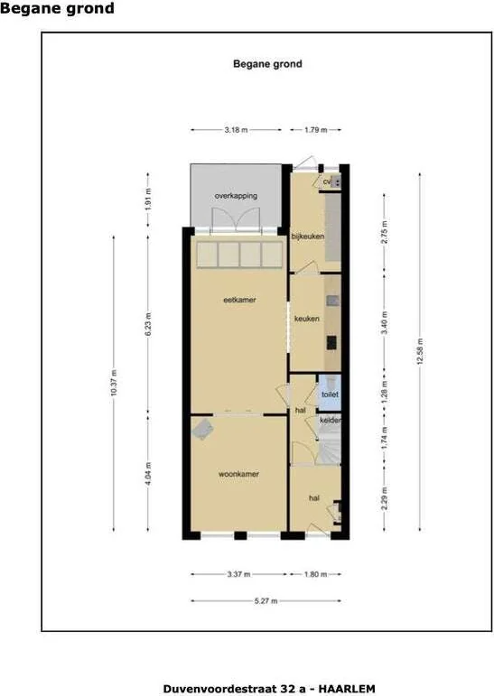 Foto van de Appartement gelegen aan de Duvenvoordestraat in Haarlem