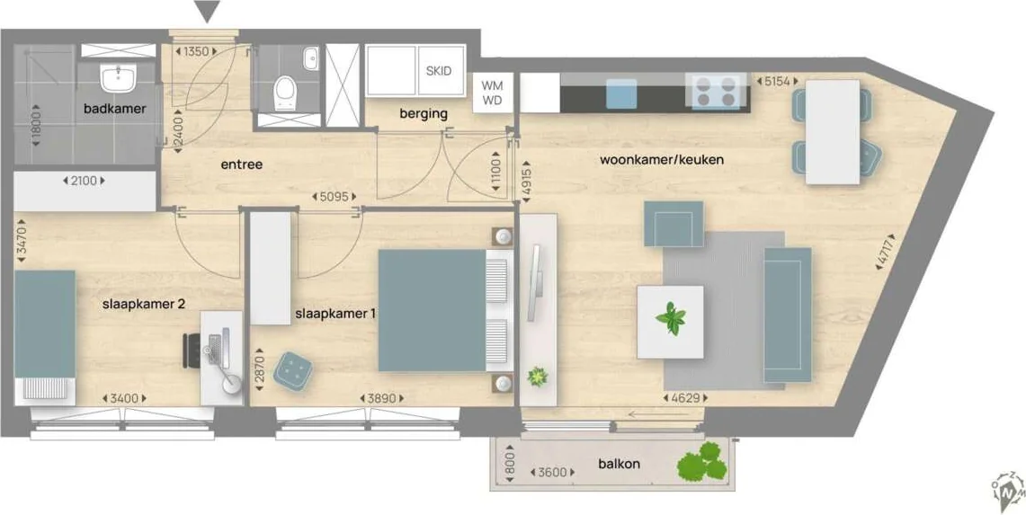 Foto van de Appartement gelegen aan de 's-Gravenweg in Rotterdam