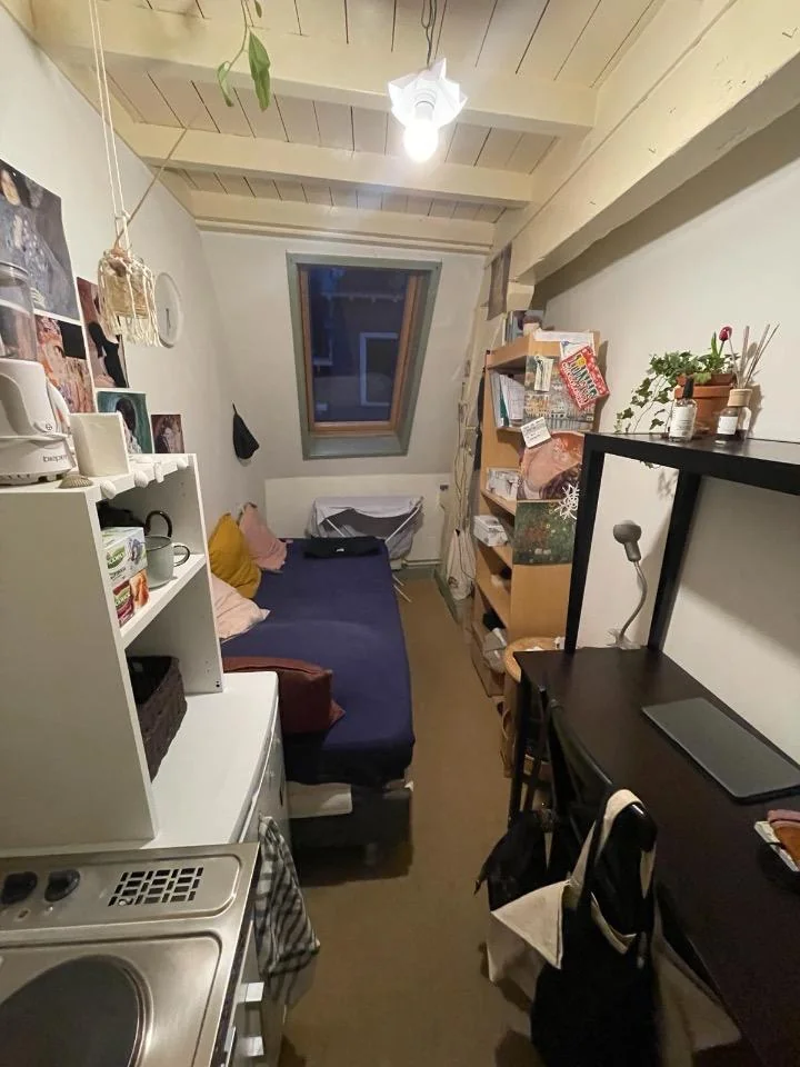 Foto van de Kamer gelegen aan de Haarlemmerstraat in Leiden