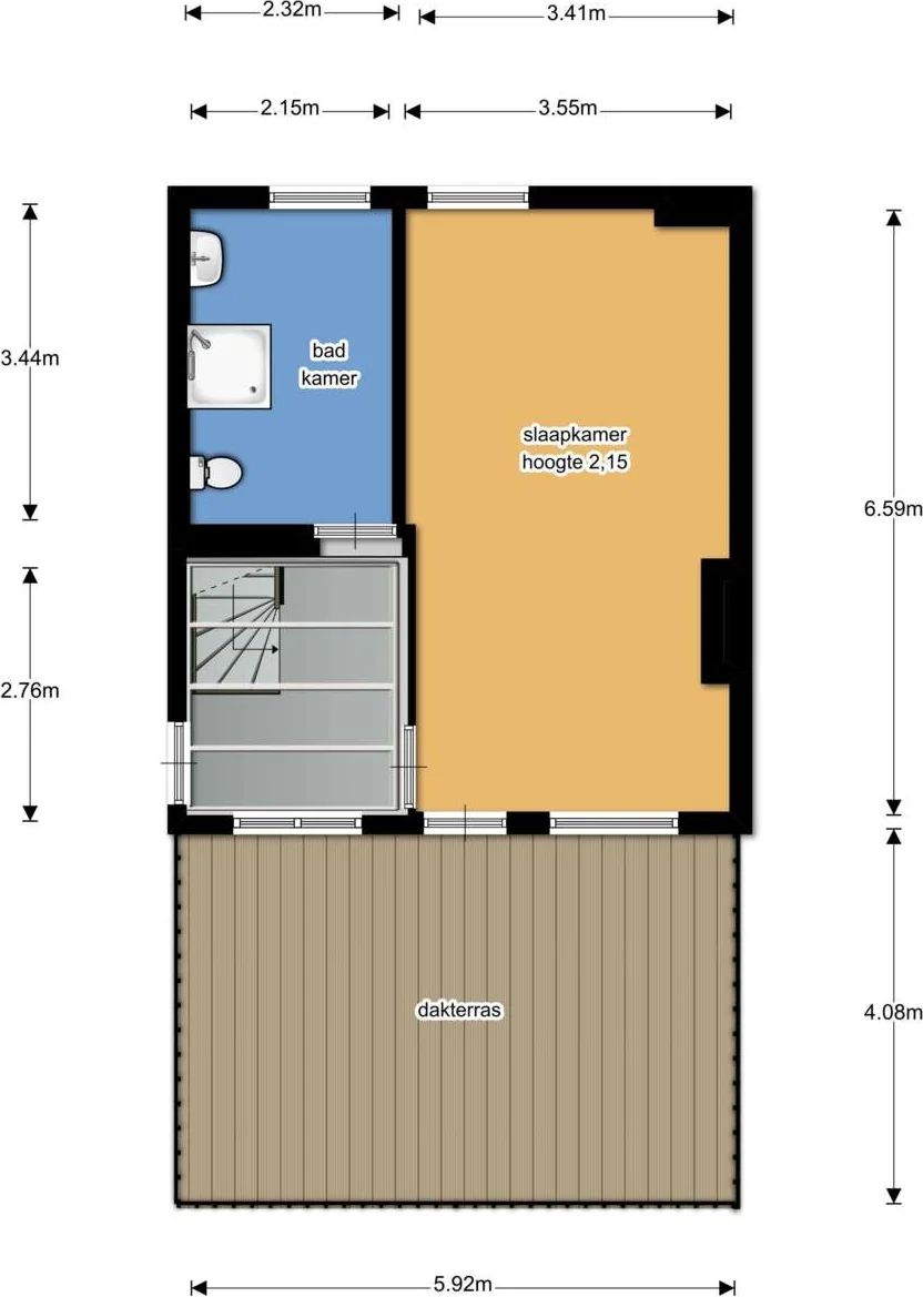 Foto van de Appartement gelegen aan de Aalsmeerweg in Amsterdam