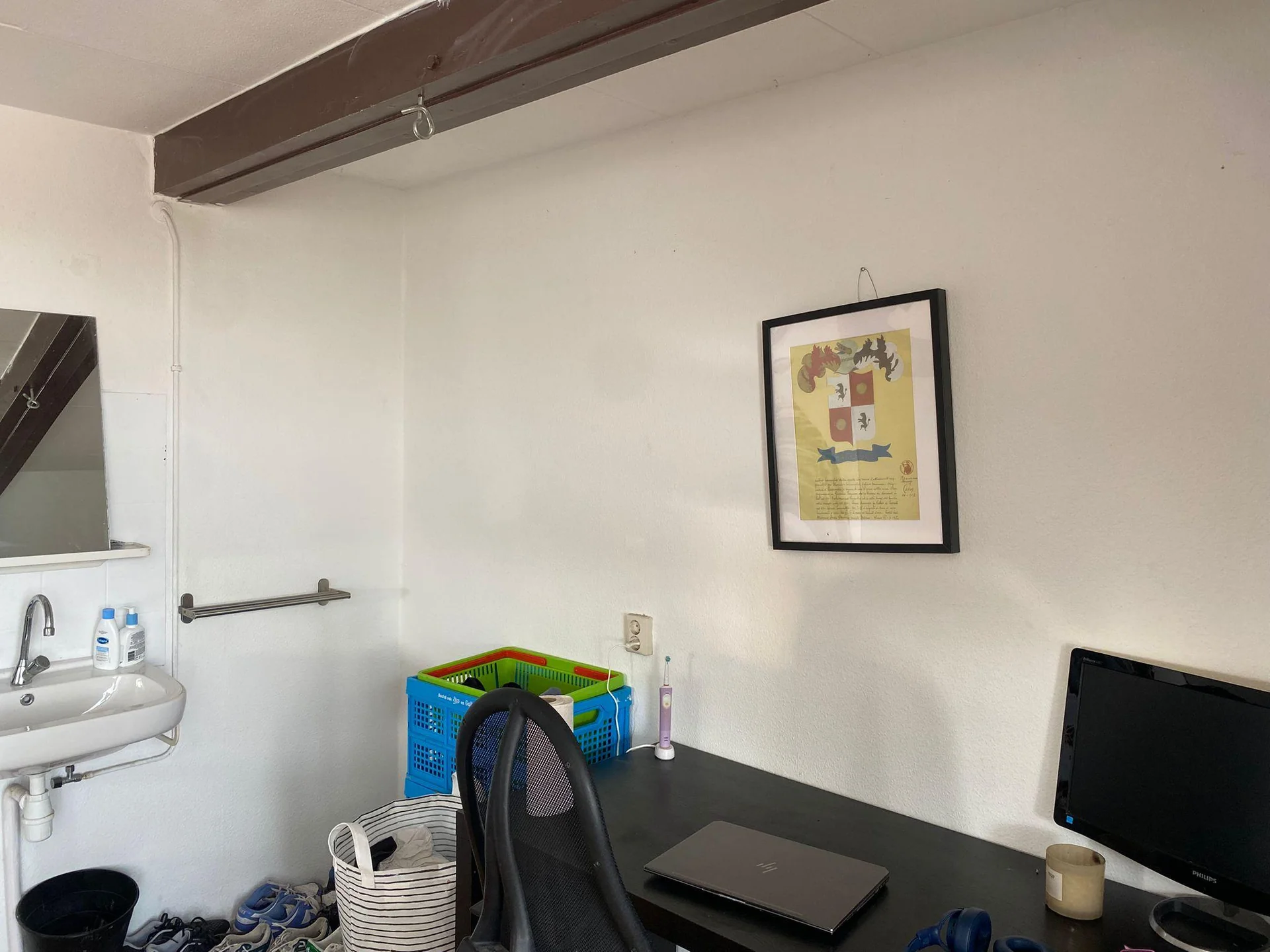 Foto van de Kamer gelegen aan de Bagijnhof in Delft