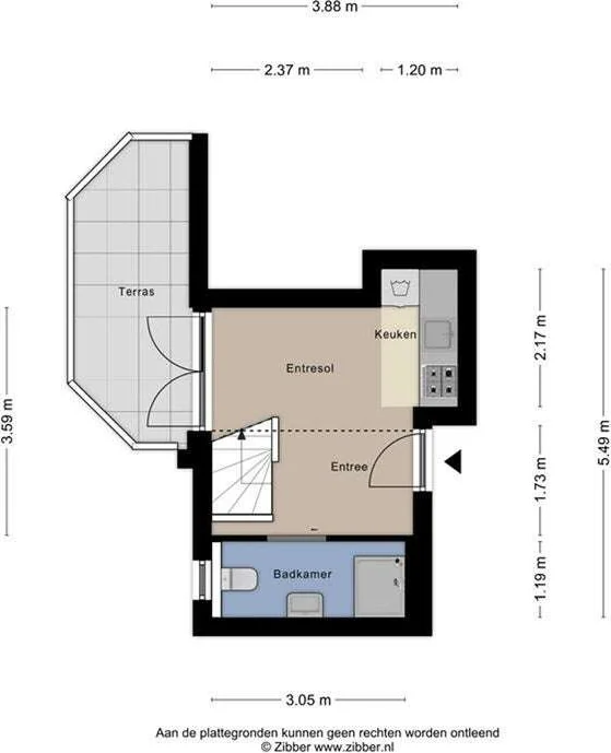 Foto van de Appartement gelegen aan de Stationsstraat in Maastricht