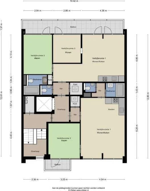 Foto van de Appartement gelegen aan de Karel Doormanstraat in Rotterdam