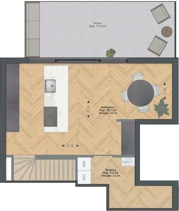 Foto van de Appartement gelegen aan de Apollolaan in Amsterdam