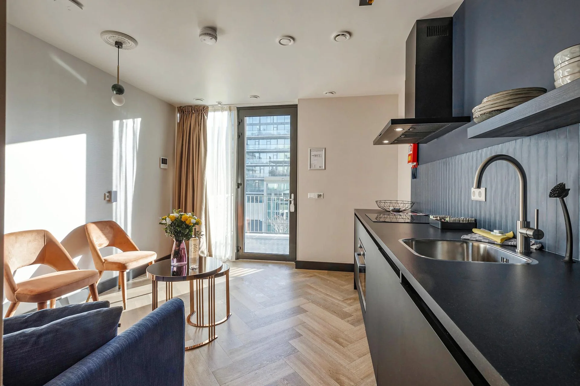 Foto van de Appartement gelegen aan de Ridderspoorweg in Amsterdam