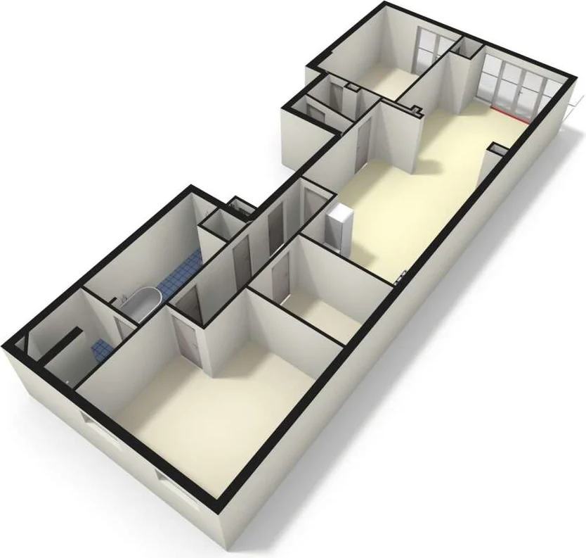Foto van de Appartement gelegen aan de Stadhouderskade in Amsterdam