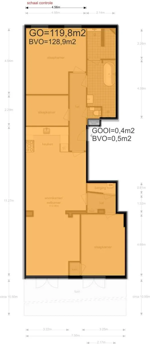 Foto van de Appartement gelegen aan de Stadhouderskade in Amsterdam