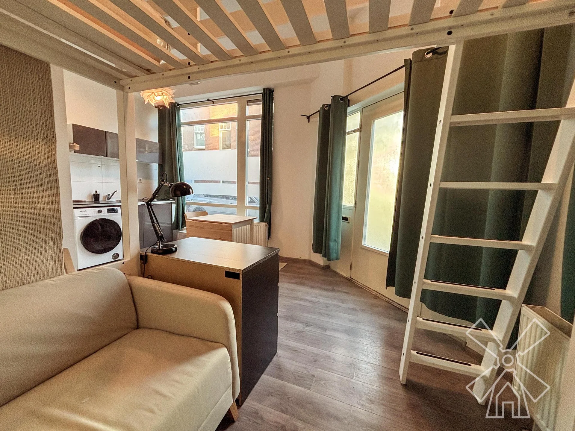 Foto van de Studio gelegen aan de Gouwestraat in Den Haag