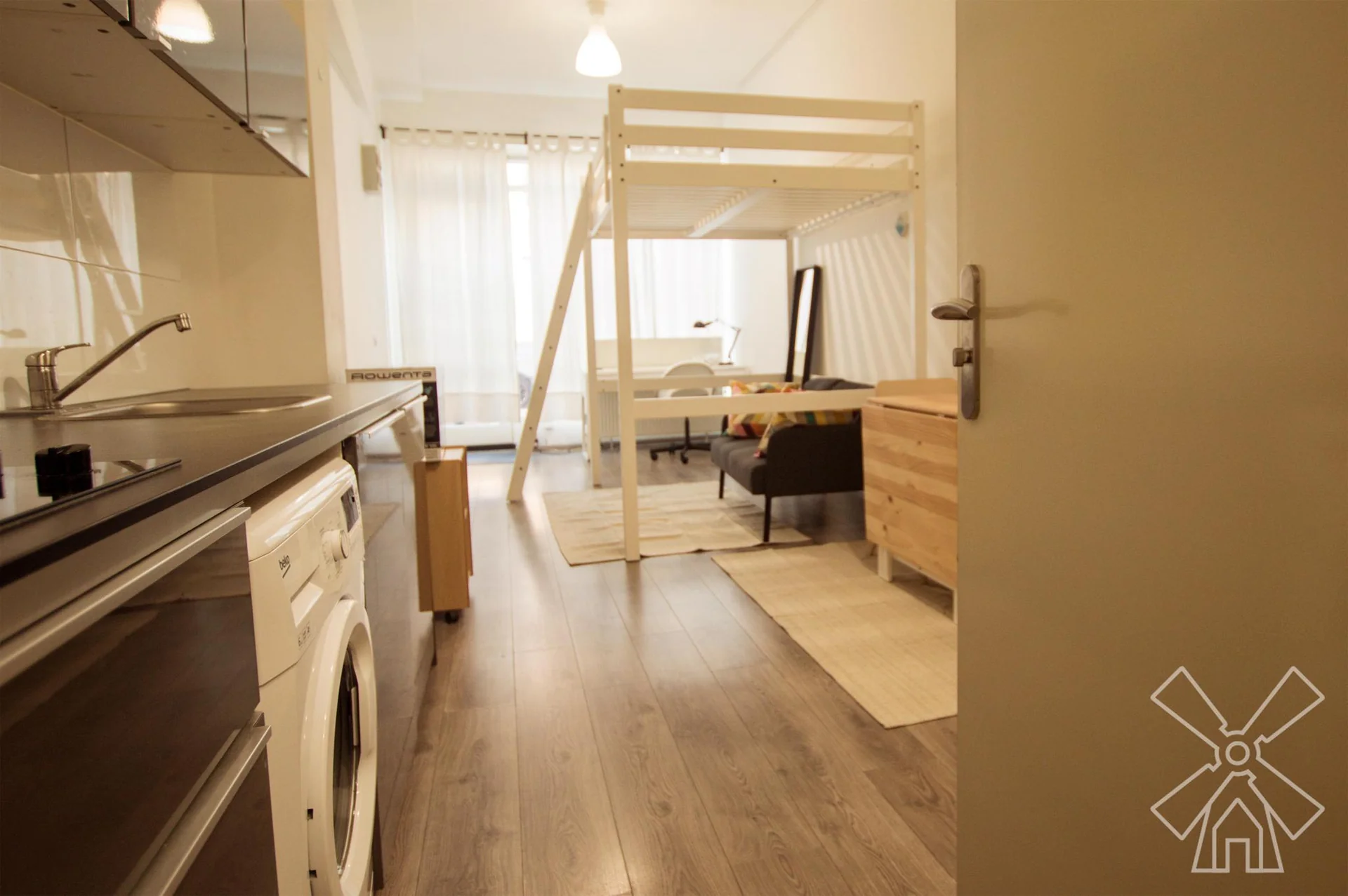 Foto van de Studio gelegen aan de Gouwestraat in Den Haag