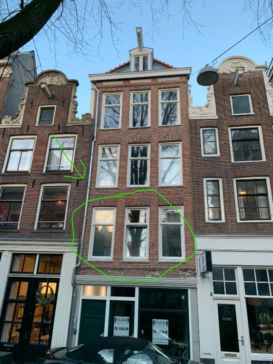 Foto van de Appartement gelegen aan de Lange Leidsedwarsstraat in Amsterdam