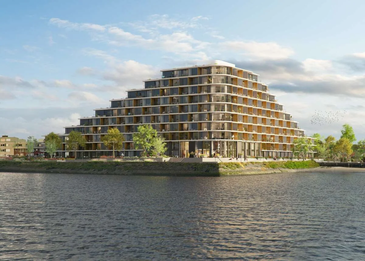 Foto van de Appartement gelegen aan de Pampuskade in Rotterdam
