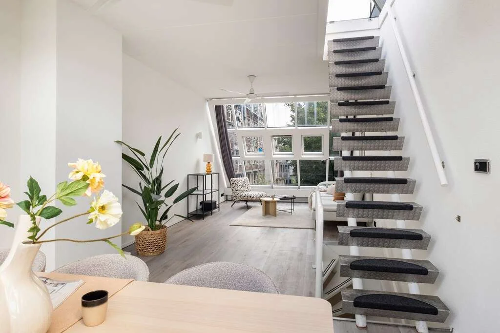 Foto van de Appartement gelegen aan de Tweede Looiersdwarsstraat in Amsterdam
