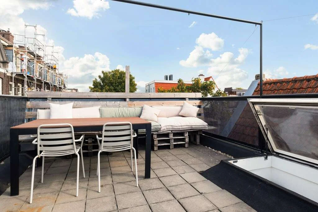 Foto van de Appartement gelegen aan de Tweede Looiersdwarsstraat in Amsterdam