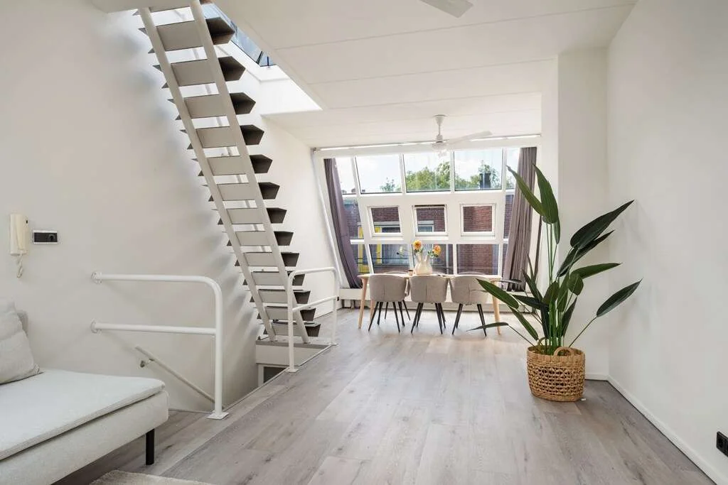 Foto van de Appartement gelegen aan de Tweede Looiersdwarsstraat in Amsterdam