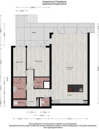Foto van de Appartement gelegen aan de Engelenburg in Oegstgeest
