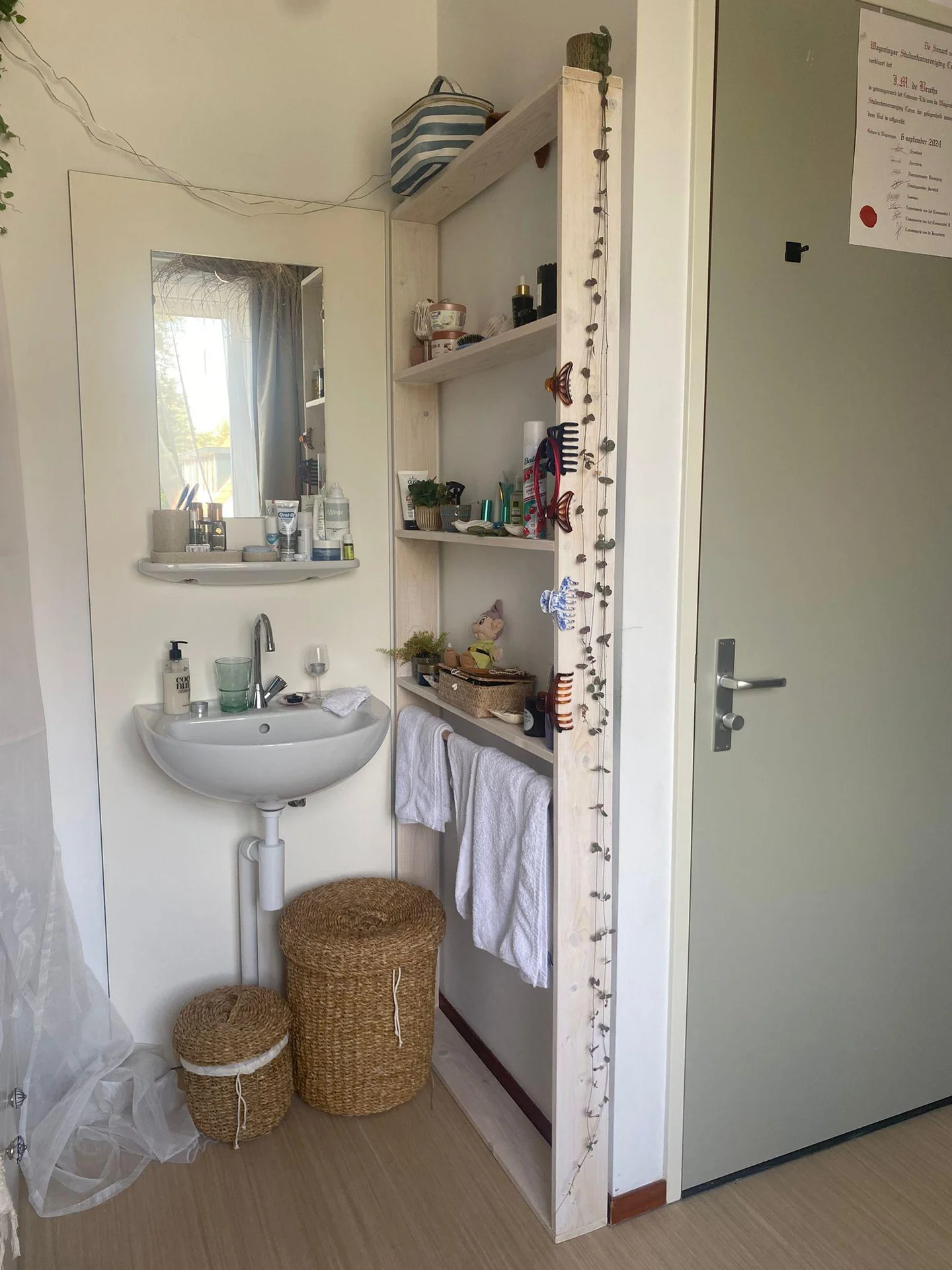 Foto van de Kamer gelegen aan de Oude Bennekomseweg in Wageningen
