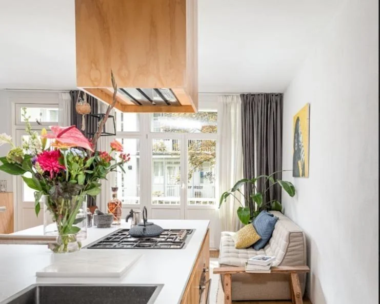 Foto van de Studio gelegen aan de Kanaalstraat in Amsterdam