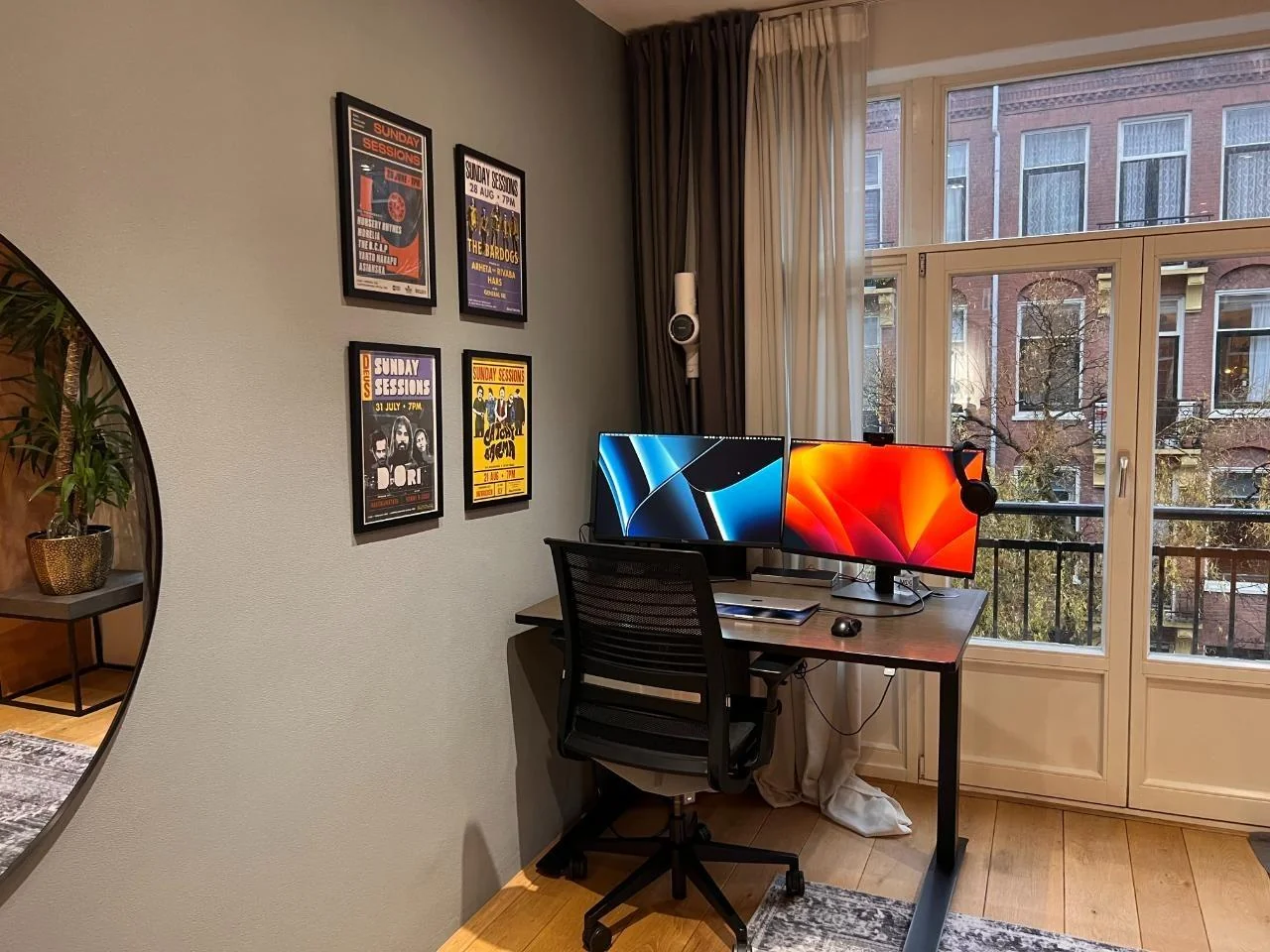 Foto van de Studio gelegen aan de Kanaalstraat in Amsterdam