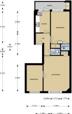 Foto van de Appartement gelegen aan de Willem de Zwijgerlaan in Amsterdam