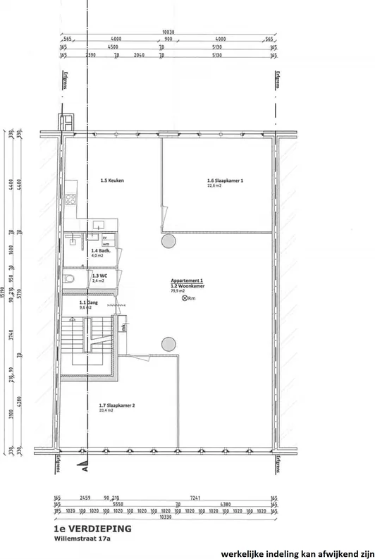 Foto van de Appartement gelegen aan de Willemstraat in Eindhoven