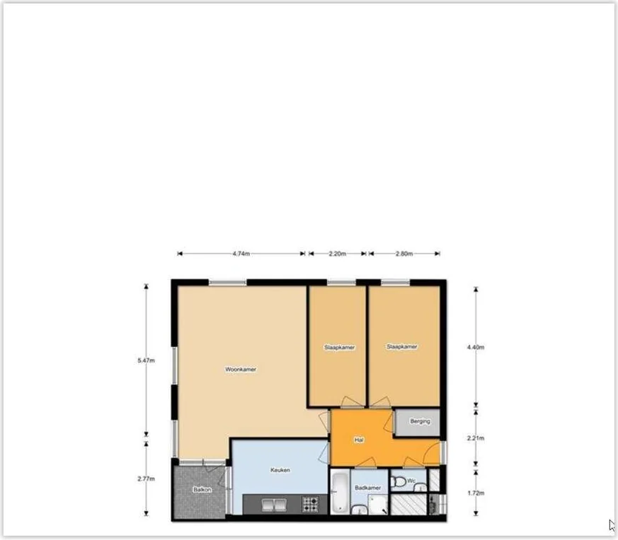 Foto van de Appartement gelegen aan de Boompjes in Rotterdam