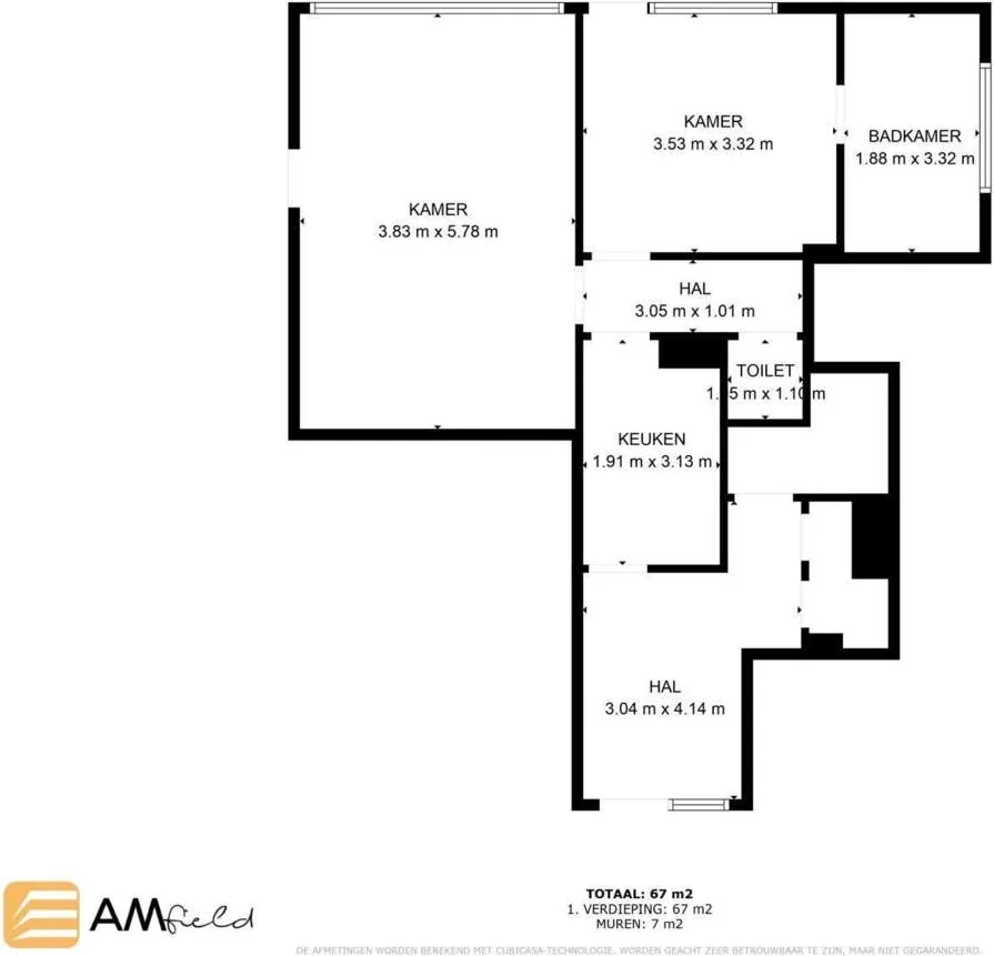 Foto van de Appartement gelegen aan de Henri Jonasplein in Kerkrade