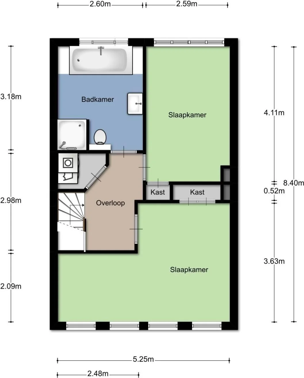 Foto van de Appartement gelegen aan de St Nicasiusstraat in Eindhoven